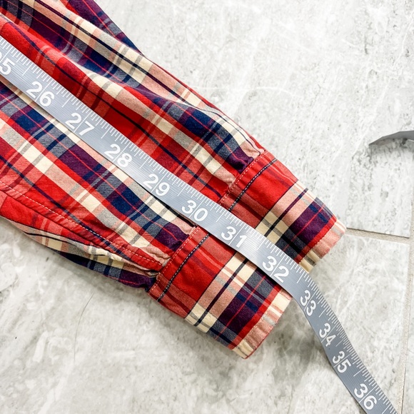 J. Crew Ref Plaid Long Sleeve Button Down Shirt Size Large - Picture 7 of 7